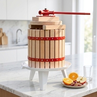 Commerciële 6L handmatige sapcentrifuge, makkelijk mee te nemen, spiraalvormige kern, voor fruit en groenten, sap persen, wijn, fruitverwerking.