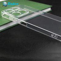 Coque de téléphone en TPU transparente haute transparence iExplore avec spot étanche pour ZTE Blade A35 A55