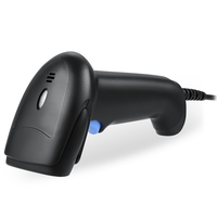 Pemindai kode batang Laser CMOS cepat, pembaca Label Platform gambar dengan antarmuka 1D/2D/QR USB & COM