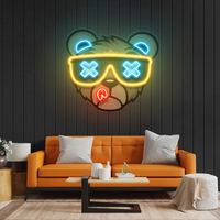 Enseigne néon LED d'art moderne, néon personnalisé pour décoration murale, style sculpture créative, pour maison, bar, boutique, vitrine