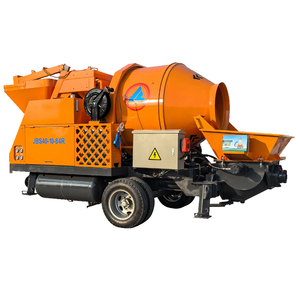 Various Mechanical Equipment <b>Small</b> Concrete Mixer with Passing <b>Pump</b> Feeding Dry Mix and - Product Image 4
