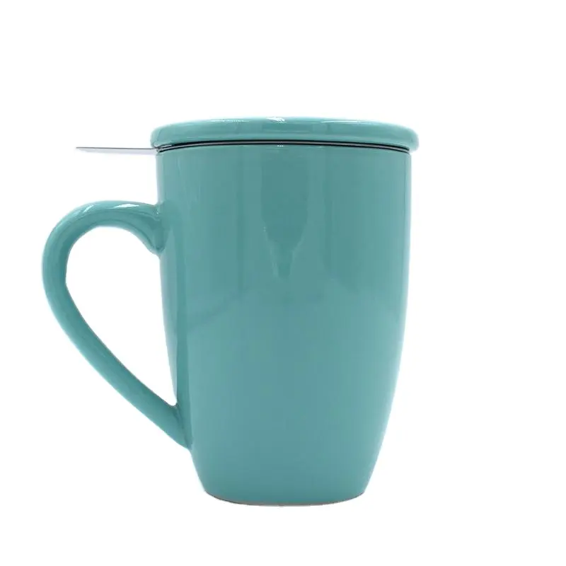 Bán buôn sứ cao Mug cà phê sáng tạo Mug Mug Mug gốm với màu sắc khác nhau có thể được tùy chỉnh