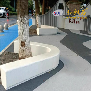 New Magic <b>Stone</b> Creative Art Bench UHPC 3Cm Thickness Corrosion Resistant For Parks And Plazas - Product Image 4
