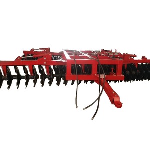 Arado de discos montado en tractor 1BZ-2.5 de alta resistencia para cultivo de tierras, color rojo - Product Image 1