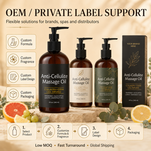 <span class=keywords><strong>Aceite</strong></span> de Masaje Corporal Personalizado al por Mayor Anticelulítico con Colágeno Orgánico Natural para el Cuidado de la Piel Suave y Reafirmante - Product Image 6