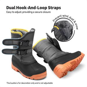 Bottes de neige imperméables pour enfants pour chaussures d'hiver antidérapantes pour temps froid - Product Image 2