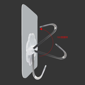 Móc dính mạnh mẽ để sử dụng chống thấm nước và chống ẩm trong phòng tắm và nhà bếp, móc tự dính trong suốt - Product Image 4