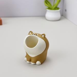 Organizador de Escritorio Multifuncional de Resina para Oficina en Casa, Decoración de Escritorio, Porta Cepillos de Dientes con Porta Lápices - Product Image 4