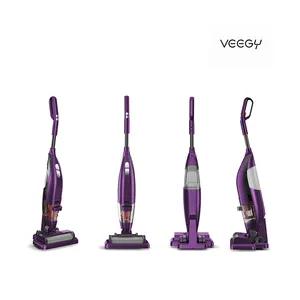 2023 high quality and inexpensive New upgraded intelligent floor scrubber cordless wet dry vacuum cleaner Factory price mops