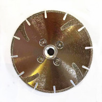 Lame de scie/disque de coupe électroplaqué au diamant de 5-6 pouces pour la découpe du marbre, personnalisable OEM, certifié ISO9001, qualité A