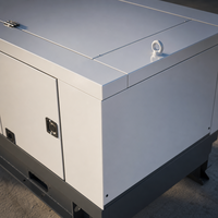 Groupe électrogène diesel silencieux de 25 kW pour alimentation de secours résidentielle LINGGE Triphasé 400V 50Hz avec ATS