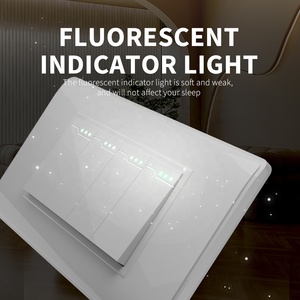 Thiết kế hiện đại đa-gang 4 gang 1/<span class=keywords><strong>2</strong></span> cách tường ánh sáng <span class=keywords><strong>push</strong></span> <span class=keywords><strong>button</strong></span> chuyển Nam Mỹ tiêu chuẩn nhà khách sạn sử dụng - Product Image 3