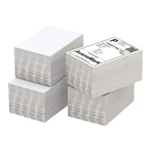 Drie Thermisch Gevoelige Labels 100X150X500 Op Maat Groothandel 4X6 Direct Thermisch Leeg Label Barcodepapier