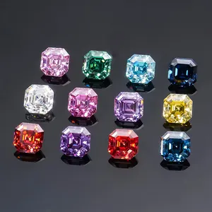 Xingyue 보석 공장 0.5-5 캐트 그라 느슨한 애셔 모양 잘라 컬러 moissanite 모사 나이트 패스 다이아몬드 테스터 인증서