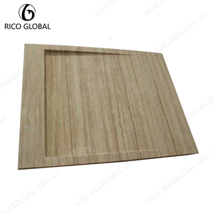 2025 OEM BST-034A-BETR Bac de douche rectangulaire en travertin avec trou de drainage central pratique Fabriqué en Malaisie - Product Image 4