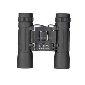 Binoculars HD Outdoor Portable Optical BK7 BAK4 Small Compact 12X25 10X25 Kids Telescope Binoculars For Travel Camping Concert Sport