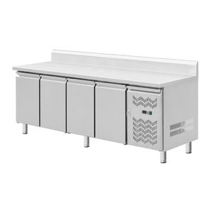 Fournitures d'usine refroidisseur de travail de haute qualité équipement de réfrigération commerciale sous le comptoir congélateur 4 portes en verre réfrigérateur - Product Image 3