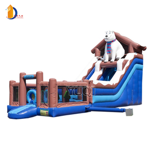 Inflatable Polar Bear Slides/Đồ Chơi Inflatable Trượt <span class=keywords><strong>N</strong></span> <span class=keywords><strong>Slide</strong></span> Với Hồ Bơi Cho Trẻ Em - Product Image 1