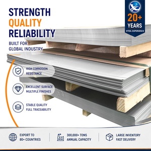 Factory Direct ISO Certified 904L Satin Finish 8.0mm 2000mm Waterjet Cutting EN 10088 Stainless Steel Sheet - Product Image 1