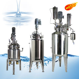 Reactor de acero inoxidable encamisado de 60L 80L con condensador y purificador para resinas de aldehído - Product Image 3