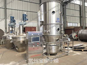 Sécheur à lit fluidisé industriel pour granulation de particules catalytiques - Product Image 3