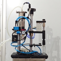 High Accuracy Single Nozzle Perfume Filling Machine Semi Automatic Air Driven Filling Equipment