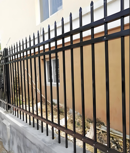 Barrières de sécurité en acier allié d'aluminium métallisé <span class=keywords><strong>anthracite</strong></span>, pointues, disponibles en différentes options d'installation - Product Image 5