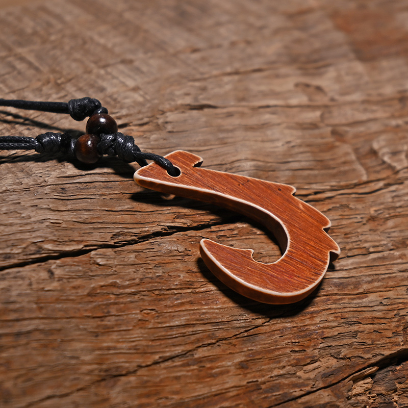 FX033 Neuseeland Maori Fischhaken-Anhnger Halskette Retro Imitation  Polynesisches Maui-Amulett Herren-Choker mit Seilkette Geschenk| Alibaba.com