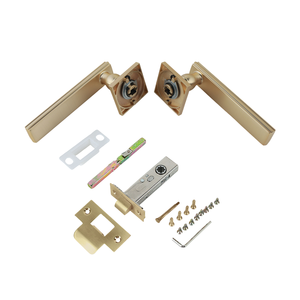 Có thể đảo ngược sự riêng tư Cửa Khóa PASSAGE vàng màu PASSAGE <span class=keywords><strong>Door</strong></span> LEVER xử lý nội thất tay nắm cửa với khóa - Product Image 4