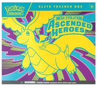 Pokémon TCG Mega Evolution Ascended Heroes Elite Trainer Box ME2.5, Version US scellée en usine, jeu de cartes à collectionner