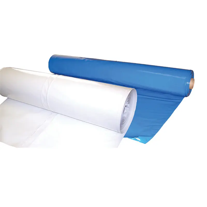 China Supplier 5m x 30m shrink wrap flame retardant poly sheeting 200um thick plastic polyethylene builder film roll