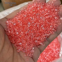 Vente directe usine – Matériel de bricolage pour peinture décorative : Diamants transparents de 3 mm à fond pointu en plastique/résine