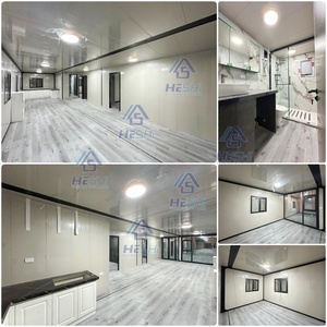 Casa Contenedor <span class=keywords><strong>Prefabricada</strong></span> Expandible de Lujo al por Mayor de 40 y 20 Pies con 1, 2, 3, 4 o 5 Dormitorios - Precio de Vivienda Modular/Cabaña - Product Image 3