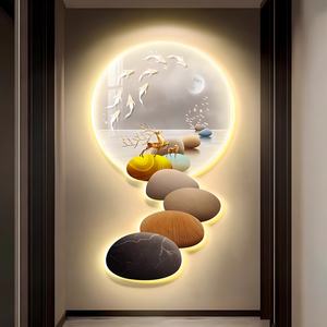 Décoration murale en porcelaine de cristal, peinture diamant moderne abstraite, décorations murales pour la maison - Product Image 2