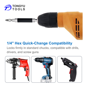 80mm 120mm 140mm 1/4" Hex Adjustable <strong>Magnetic</strong> <strong>Screwdriver</strong> <strong>Bit</strong> Holder Extension for Insert <strong>Bits</strong> - Product Image 5