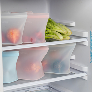 Customized Silicone Food Storage <b>Bags</b>, Reusable Sealing <b>Bags</b>, Environmentally Friendly Alternative to Plastic - Product Image 6
