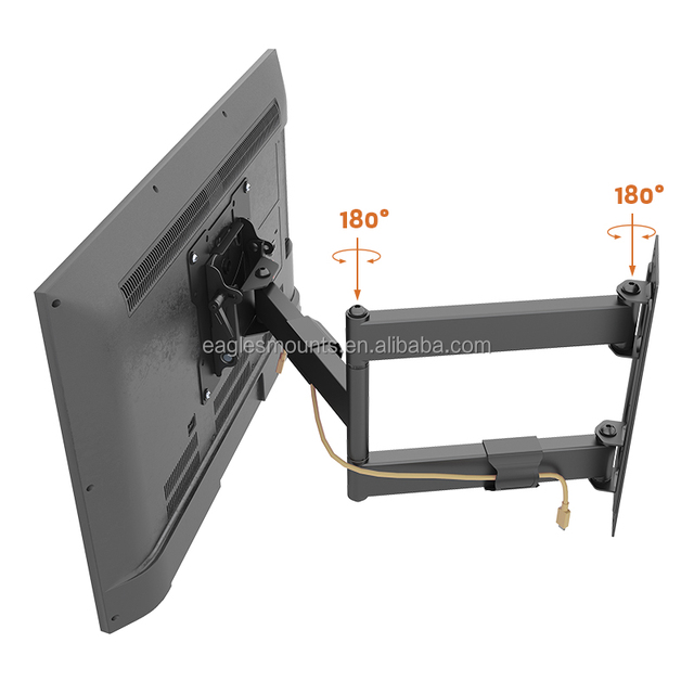 Adjustable Angle TV Bracket Single Stud VESA 100x100/200x200 Steel Smart TV Bracket
