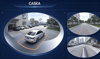 Système de caméras de recul CASKA 4 voies AHD 1080P 3D AVM Surround Bird View pour voiture, kit de caméras panoramiques 360 degrés pour Toyota Camry