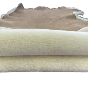 Raw Sheepskin Shearling Pelt High Density Lamb Pelts Australia Double Face Sheepskin High End Sheepskin Pelt