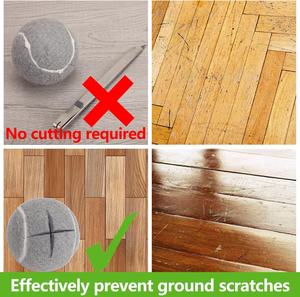 Balles <span class=keywords><strong>de</strong></span> <span class=keywords><strong>tennis</strong></span> Ouverture prédécoupée Installation facile Accessoires <span class=keywords><strong>de</strong></span> marcheur Les personnes âgées s'adaptent à la plupart des marcheurs Protection des jambes et des sols <span class=keywords><strong>de</strong></span> meubles - Product Image 3