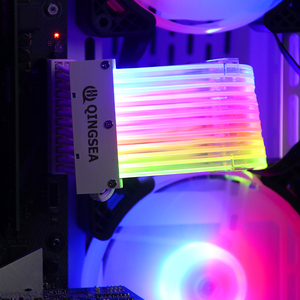 Fuente de alimentación de transferencia recta con manga, Cable de extensión de placa base de 24 Pines, RGB, Cables de <span class=keywords><strong>PC</strong></span> para juegos y sincronización de <span class=keywords><strong>PC</strong></span> - Product Image 2