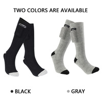 Chaussettes chauffantes électriques pour l'hiver, résistantes au froid, pour le ski et l'équitation en plein air