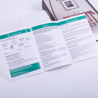 Manuel d'instructions pliable personnalisé OEM avec impression offset, laminé, sur papier sans bois
