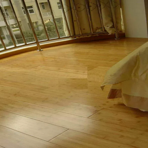 Plancher en <span class=keywords><strong>bambou</strong></span> tissé de brin solide commercial amical plancher en bois à la maison d'intérieur plancher en bois horizontal de charbon de bois imperméable - Product Image 6