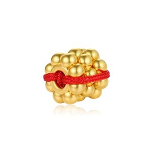 Pulsera de oro sólido de 24 quilates de diseño retro chino de gama alta con cuentas componentes de hallazgos de joyería de artesanía antigua - Product Image 3