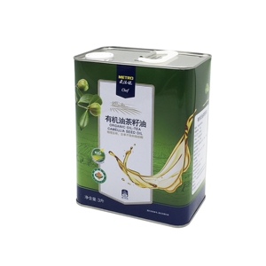 Fournisseur d'usine : Boîtes rectangulaires en fer blanc de 3L pour huile de cuisson et huile d'olive, avec impression offset, logo personnalisé, emballage alimentaire de qualité. - Product Image 3