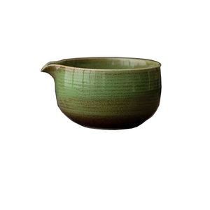 Nuovo tappetino color argilla grezza ceramica Matcha ciotola Chawan 450ml 550ml di cristallo di fascia alta glassa marmo Matcha-ciotole da tè e caffè - Product Image 1