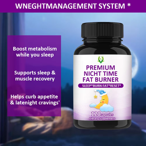 Hot Selling High Quality Premium Nice Time Fat Burner Capsules Support Weight Loss Improve Sleep Quality and Promote Immunity - Product Image 3