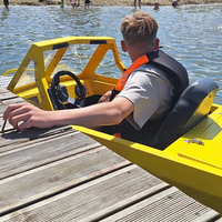 Mini Jet Kart Boat, bateau électrique, Go Kart aquatique, Aqua Kart pour rivière calme et divertissement aquatique, activités de club sportif nautique