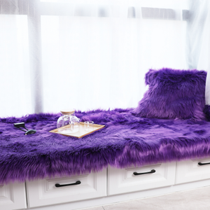 <span class=keywords><strong>Tapis</strong></span> à longs poils et <span class=keywords><strong>fourrure</strong></span> beige pour chambre à coucher, tapisserie de qualité supérieure, prix bon marché - Product Image 5